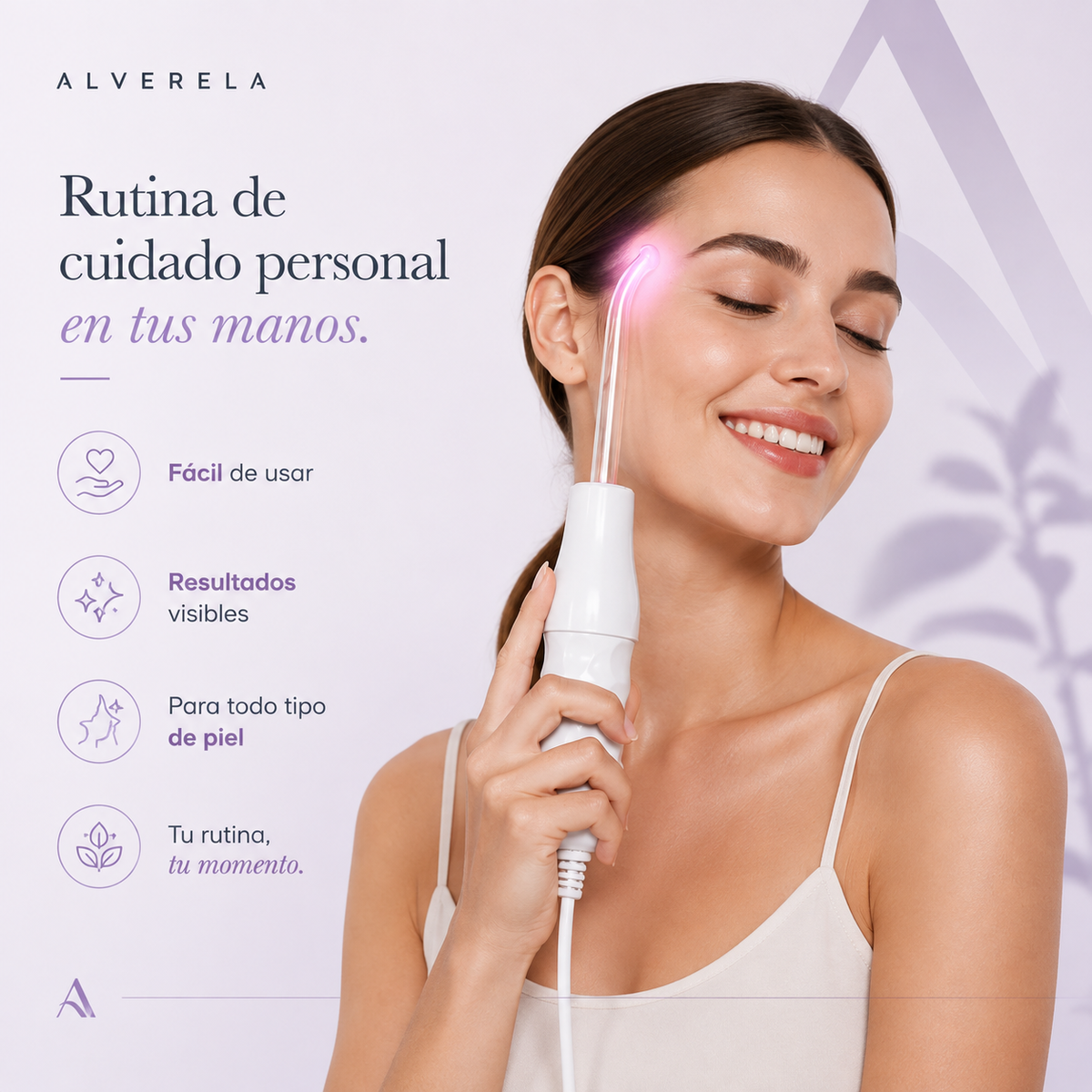 LUMÉ™ Sistema portátil de cuidado facial y capilar